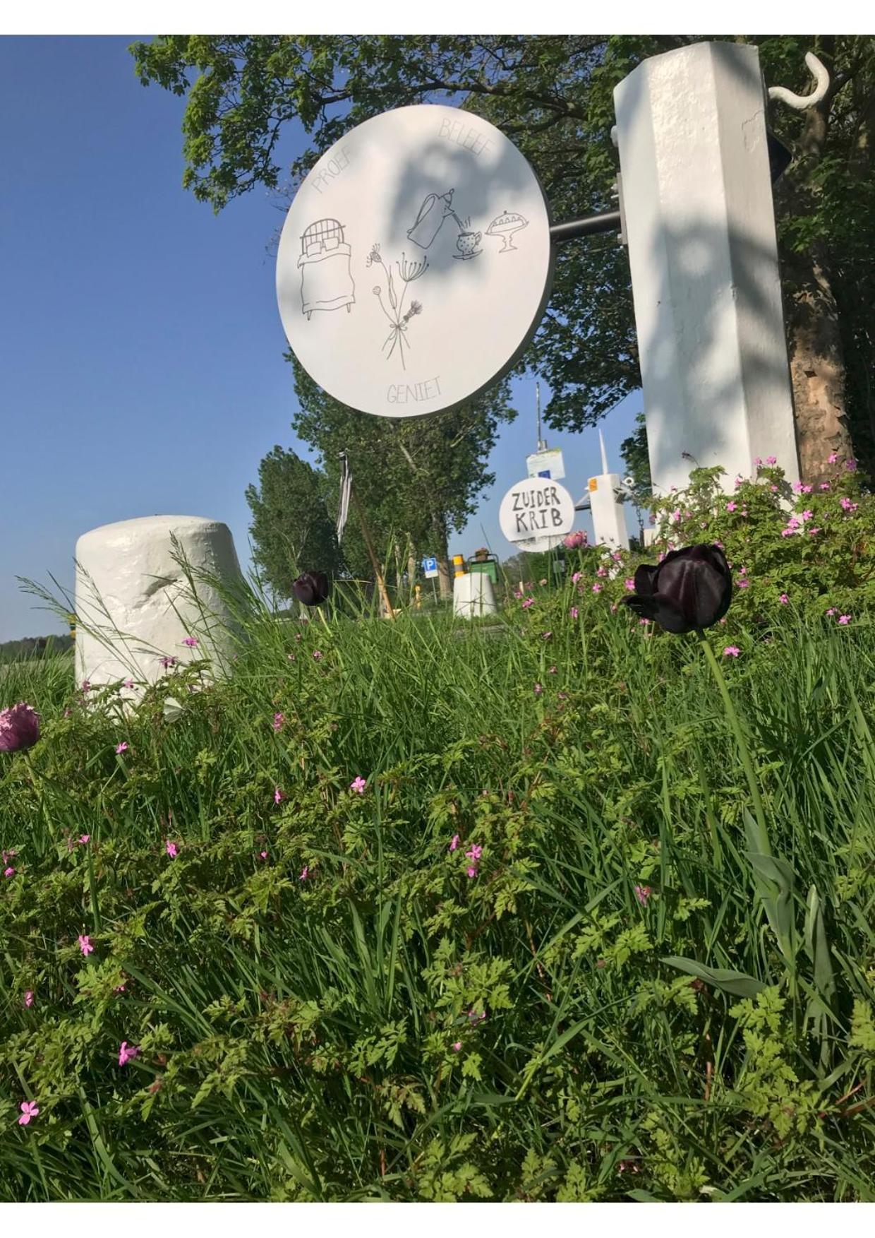克拉亨堡Bed En Brood In De Kapschuur - Boerderij De Zuiderkrib住宿加早餐旅馆 外观 照片